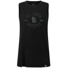 St. Louis Cardinals Levelwear Women's Influx Abyssal Tank Top - Black - MLB Sale