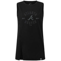Atlanta Braves Levelwear Women's Influx Abyssal Tank Top - Black - MLB Online