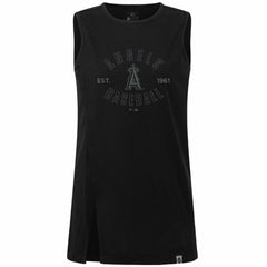 Los Angeles Angels Levelwear Women's Influx Abyssal Tank Top - Black - MLB on Sale