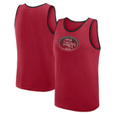 San Francisco 49ers Logo Athletic Unmatched Success Tank Top Scarlet