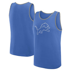 Detroit Lions Logo Athletic Unmatched Success Tank Top Blue