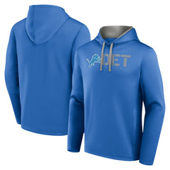 Detroit Lions Logo Athletic Head Start Pullover Hoodie Blue