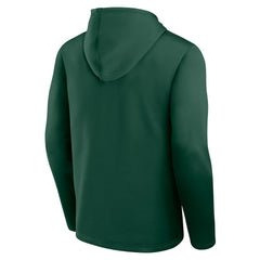 Green Bay Packers Logo Athletic Head Start Pullover Hoodie Green