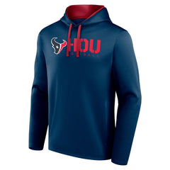 Houston Texans Logo Athletic Head Start Pullover Hoodie Navy