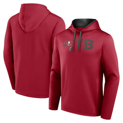 Tampa Bay Buccaneers Logo Athletic Head Start Pullover Hoodie Red