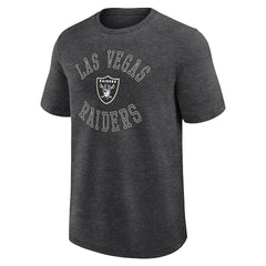 Las Vegas Raiders Logo Athletic Success T-Shirt Heather Charcoal