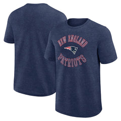 New England Patriots Logo Athletic Success T-Shirt Heather Navy