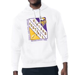Minnesota Vikings Starter Shield Logo Pullover Hoodie White