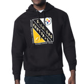 Pittsburgh Steelers Starter Shield Logo Pullover Hoodie Black