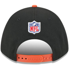 Cincinnati Bengals New Era 2025 NFL Draft 9FORTY A-Frame M-Crown Adjustable Hat Black/Orange
