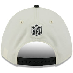 Cincinnati Bengals New Era 2025 NFL Draft 9FORTY A-Frame M-Crown Adjustable Hat Cream/Black