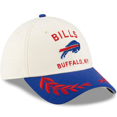 Buffalo Bills New Era 2025 NFL Draft 39THIRTY Flex Hat Cream/Royal
