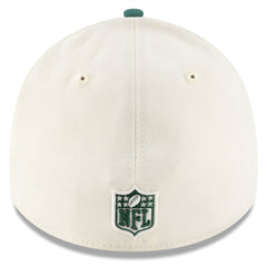New York Jets New Era 2025 NFL Draft 39THIRTY Flex Hat Cream/Green