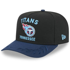 Tennessee Titans New Era Youth 2025 NFL Draft A-Frame 9FIFTY Snapback Hat Black/Navy