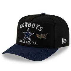 Dallas Cowboys New Era 2025 NFL Draft On Stage A-Frame 59FIFTY Fitted Hat Black/Navy