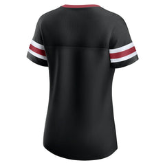 Fanatics Arizona Cardinals Women's Original State Lace-Up T-Shirt Black