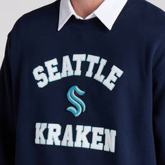 Seattle Kraken lululemon Steady State Crew - True Navy - NHL 202151309