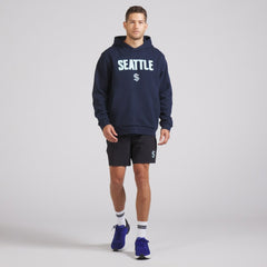 Seattle Kraken lululemon Steady State Pullover Hoodie - True Navy - NHL 202151361