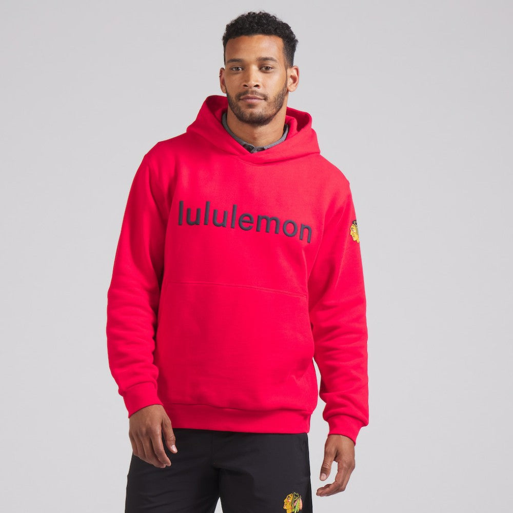 Chicago Blackhawks lululemon Steady State Pullover Hoodie - True Red - NHL 202151386