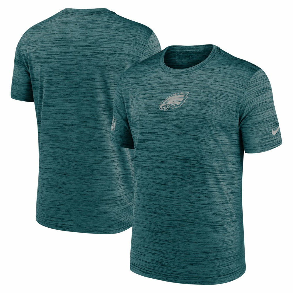 Nike Philadelphia Eagles Big & Tall Sideline Velocity Performance T-Shirt Midnight Green