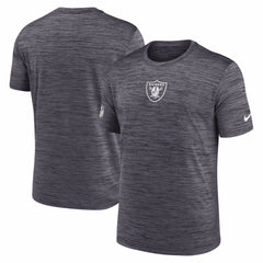 Nike Las Vegas Raiders Big & Tall Sideline Velocity Performance T-Shirt Black