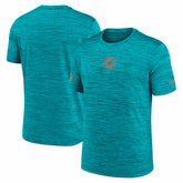 Nike Miami Dolphins Big & Tall Sideline Velocity Performance T-Shirt Aqua