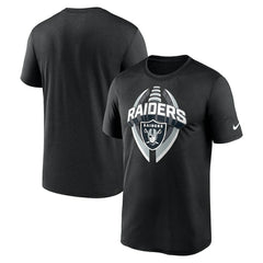 Nike Las Vegas Raiders Big & Tall Primetime Legend Icon Performance T-Shirt Black