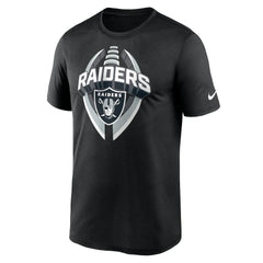 Nike Las Vegas Raiders Big & Tall Primetime Legend Icon Performance T-Shirt Black