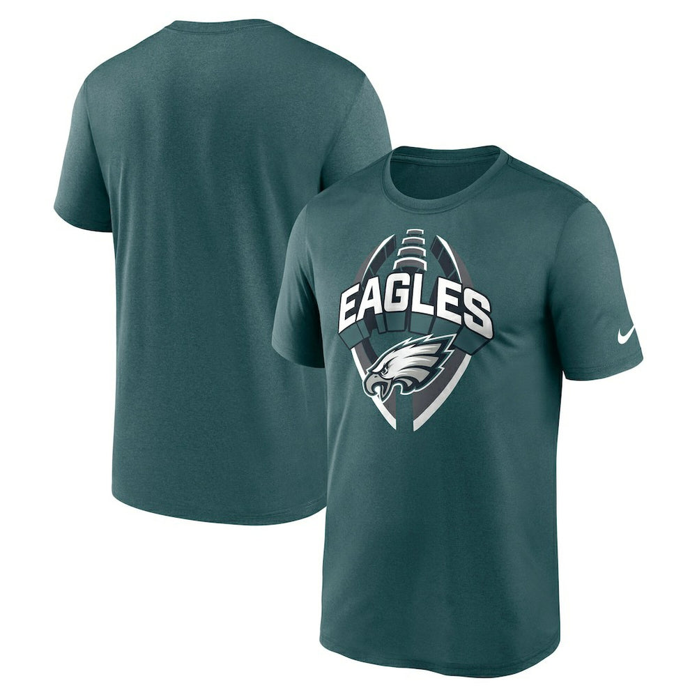 Nike Philadelphia Eagles Big & Tall Primetime Legend Icon Performance T-Shirt Midnight Green