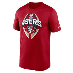 Nike San Francisco 49ers Big & Tall Primetime Legend Icon Performance T-Shirt Scarlet