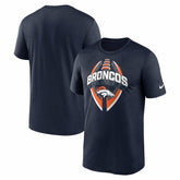 Nike Denver Broncos Big & Tall Primetime Legend Icon Performance T-Shirt Navy
