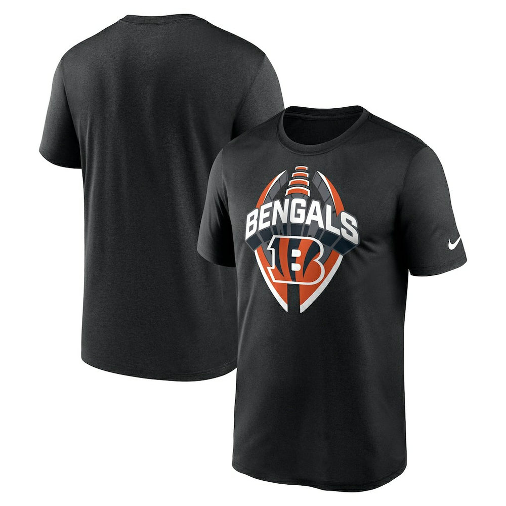 Nike Cincinnati Bengals Big & Tall Primetime Legend Icon Performance T-Shirt Black