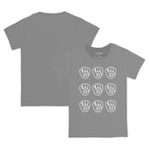 Milwaukee Brewers Tiny Turnip Youth Logo Grid T-Shirt - Gray - MLB Discount