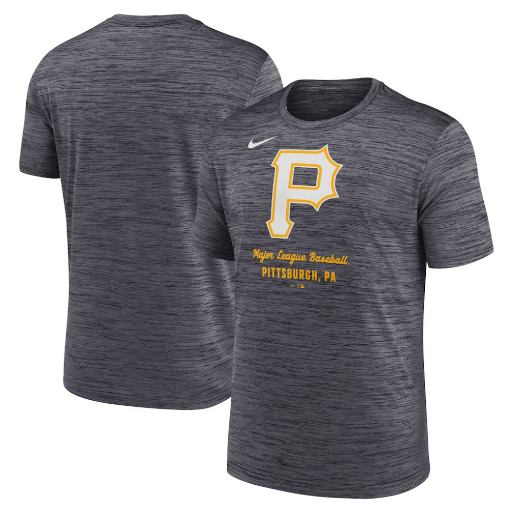 Pittsburgh Pirates Nike Velocity Dri-FIT T-Shirt - Gray - Nike Sale