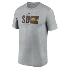 San Diego Padres Nike Tricode Legend Performance T-Shirt - Heather Gray - Nike Sale