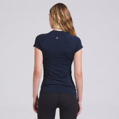 Montreal Canadiens lululemon Women's Swiftly Tech Short-Sleeve Shirt 2.0 - True Navy - NHL 202164671