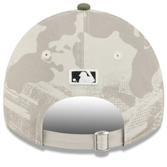 San Francisco Giants New Era Women's 2025 Armed Forces Day 9TWENTY Adjustable Hat - Light Beige/Olive - New Era Online