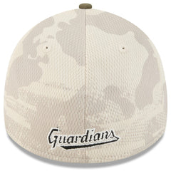 Cleveland Guardians New Era 2025 Armed Forces Day 39THIRTY Flex Hat - Light Beige/Olive - New Era Online