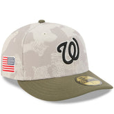 Washington Nationals New Era 2025 Armed Forces Day 59FIFTY Fitted Hat - Light Beige/Olive - New Era Sale