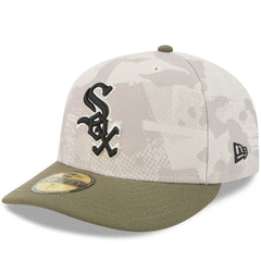 Chicago White Sox New Era 2025 Armed Forces Day 59FIFTY Fitted Hat - Light Beige/Olive - New Era on Sale