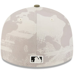 Cincinnati Reds New Era 2025 Armed Forces Day 59FIFTY Fitted Hat - Light Beige/Olive - New Era Discount