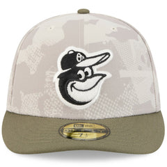 Baltimore Orioles New Era 2025 Armed Forces Day 59FIFTY Fitted Hat - Light Beige/Olive - New Era Discount