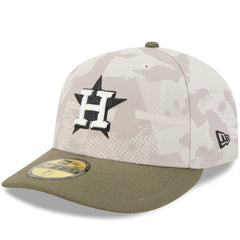 Houston Astros New Era 2025 Armed Forces Day 59FIFTY Fitted Hat - Light Beige/Olive - New Era Discount