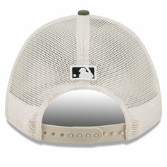 Chicago Cubs New Era 2025 Armed Forces Day 9FORTY M-Crown A-Frame Adjustable Hat - Light Beige/Olive - New Era Lifestyle