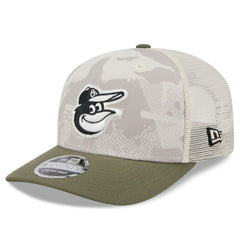 Baltimore Orioles New Era 2025 Armed Forces Day 9SEVENTY Stretch-Snap Hat - Light Beige/Olive - New Era Sale