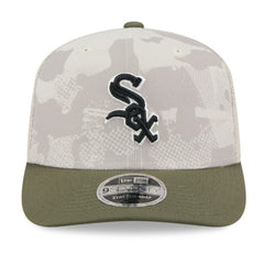 Chicago White Sox New Era 2025 Armed Forces Day 9SEVENTY Stretch-Snap Hat - Light Beige/Olive - New Era Sale