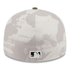 Washington Nationals New Era 2025 Armed Forces Day Low Profile 59FIFTY Fitted Hat - Light Beige/Olive - New Era Lifestyle