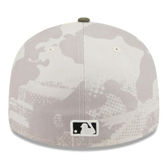 Seattle Mariners New Era 2025 Armed Forces Day Low Profile 59FIFTY Fitted Hat - Light Beige/Olive - New Era on Sale