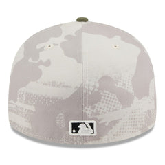 Tampa Bay Rays New Era 2025 Armed Forces Day Low Profile 59FIFTY Fitted Hat - Light Beige/Olive - New Era Discount