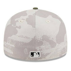 Chicago White Sox New Era 2025 Armed Forces Day Low Profile 59FIFTY Fitted Hat - Light Beige/Olive - New Era Lifestyle
